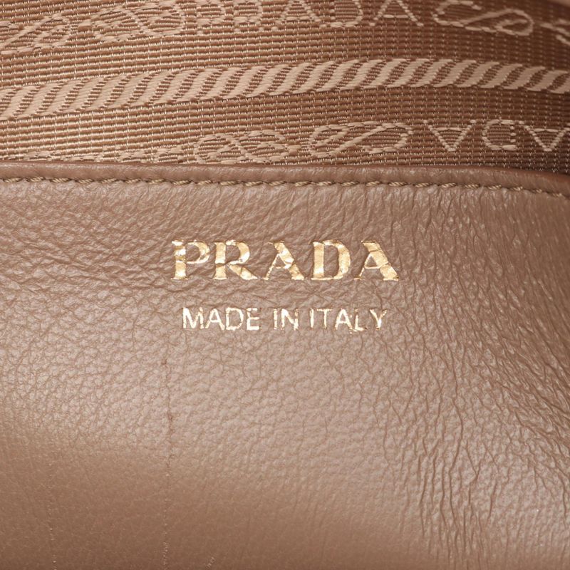 Prada Handbag Esplanade Saffiano + City C 1ba046 Pink Beige Saffiano Leather