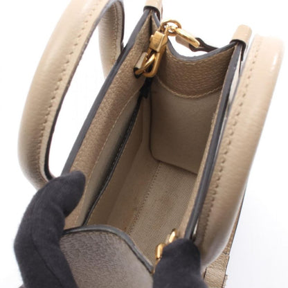 Gucci Handbag Interlocking G GG Supreme Mini Tote Bag 671623 Light Beige PVC
