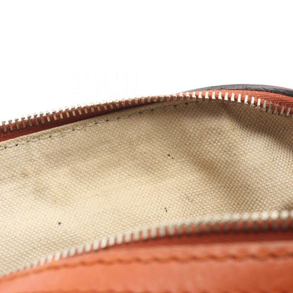 Gucci Handbag GG Canvas 269876 Beige Orange Canvas Leather Mini Boston Bag
