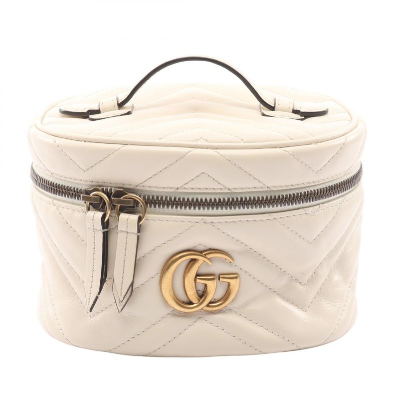 Gucci Rucksack Sac Backpack Ggmarmont Mini 598594 Ivory Leather Ggmarmont 2way