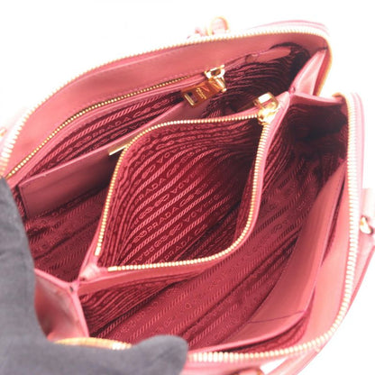 Prada Handbag Saffiano Lux Bl0837 Pink Saffiano Leather Galleria 2way Shoulder