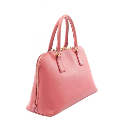 Prada Handbag Saffiano Lux Bl0837 Pink Saffiano Leather Galleria 2way Shoulder