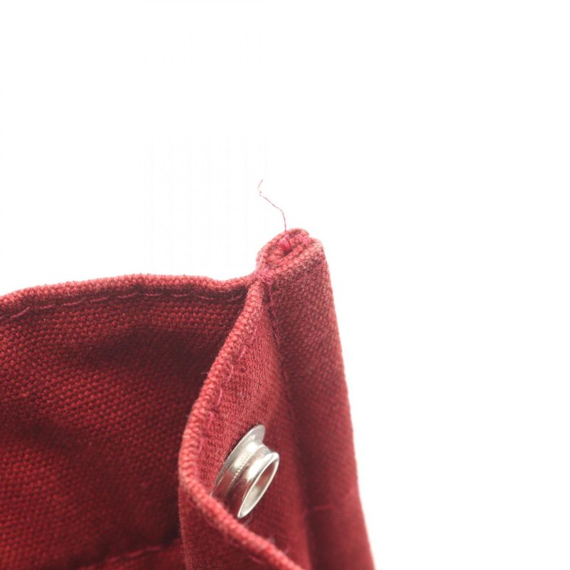 Hermes Tote Bag Fourre Tout PM Bordeaux Canvas Fourre Tout PM Women's Used B