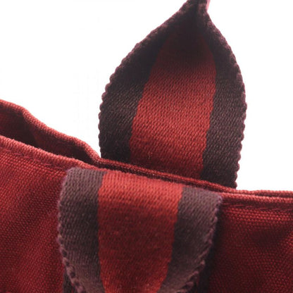 Hermes Tote Bag Fourre Tout PM Bordeaux Canvas Fourre Tout PM Women's Used B