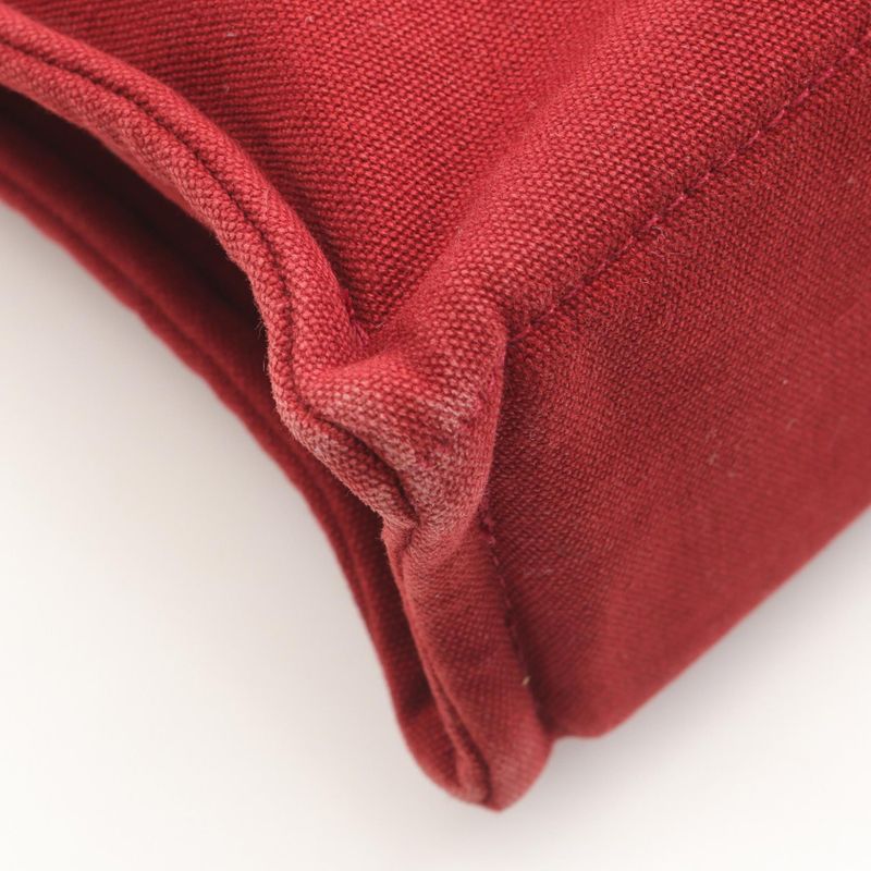 Hermes Tote Bag Fourre Tout PM Bordeaux Canvas Fourre Tout PM Women's Used B
