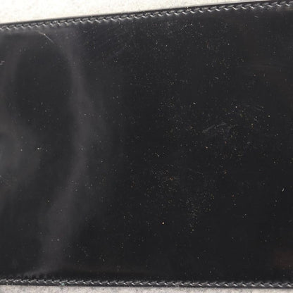 Fendi Handbag Toujours 8bh251 Gray Wool Patent Leather Toujours Ladies Used B