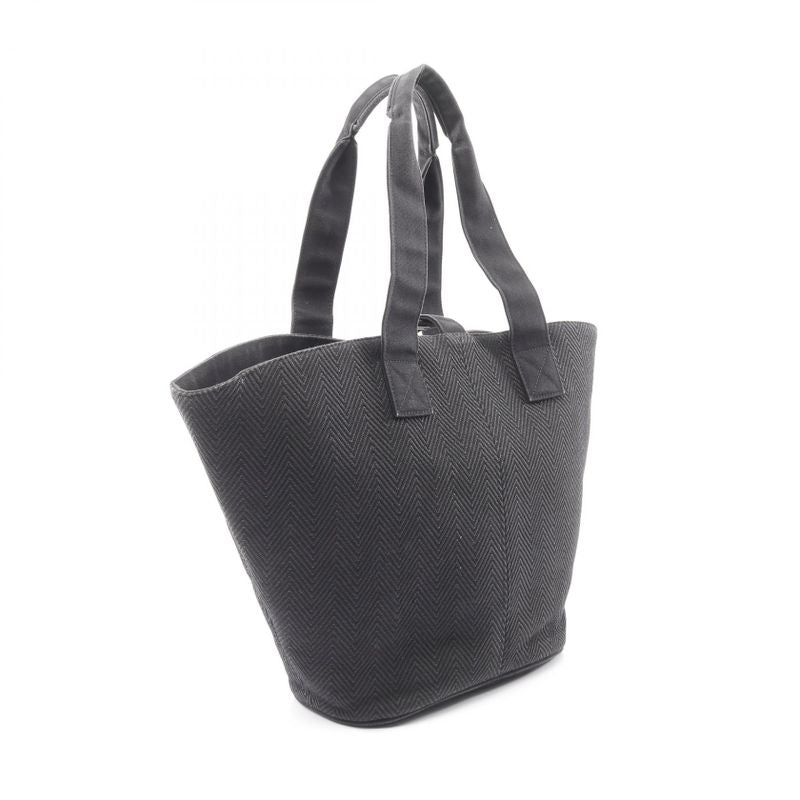 Hermes Tote Bag Pannier de Plage PM Black Canvas Pannier de Plage PM Women's