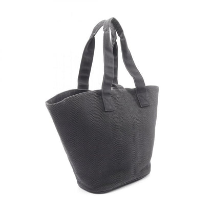 Hermes Tote Bag Pannier de Plage PM Black Canvas Pannier de Plage PM Women's