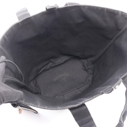 Hermes Tote Bag Pannier de Plage PM Black Canvas Pannier de Plage PM Women's