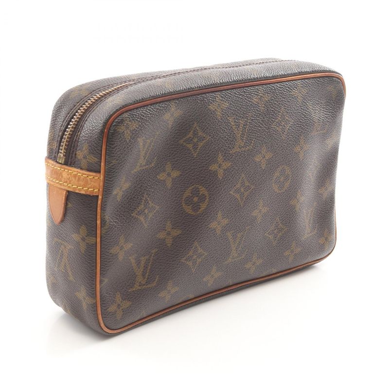 Louis Vuitton Second Bag Clutch Bag Compiègne 23 M51847 PVC Coated Canvas