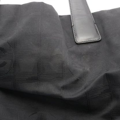 Chanel Tote Bag New Travel Line MM A15991 Black Leather New Travel Line Tote MM