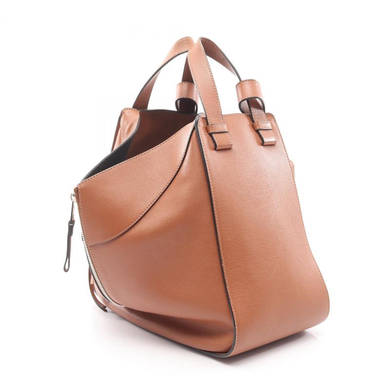 Loewe Handbag Hammock Medium 261806 Brown Leather Hammock Medium Ladies Used B