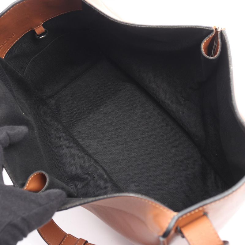 Loewe Handbag Hammock Medium 261806 Brown Leather Hammock Medium Ladies Used B