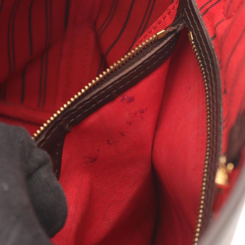 Louis Vuitton Tote Bag Neverfull MM N51105 PVC Coated Canvas Leather Neverfull