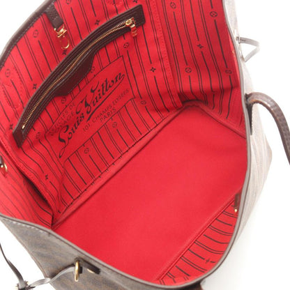 Louis Vuitton Tote Bag Neverfull MM N51105 PVC Coated Canvas Leather Neverfull