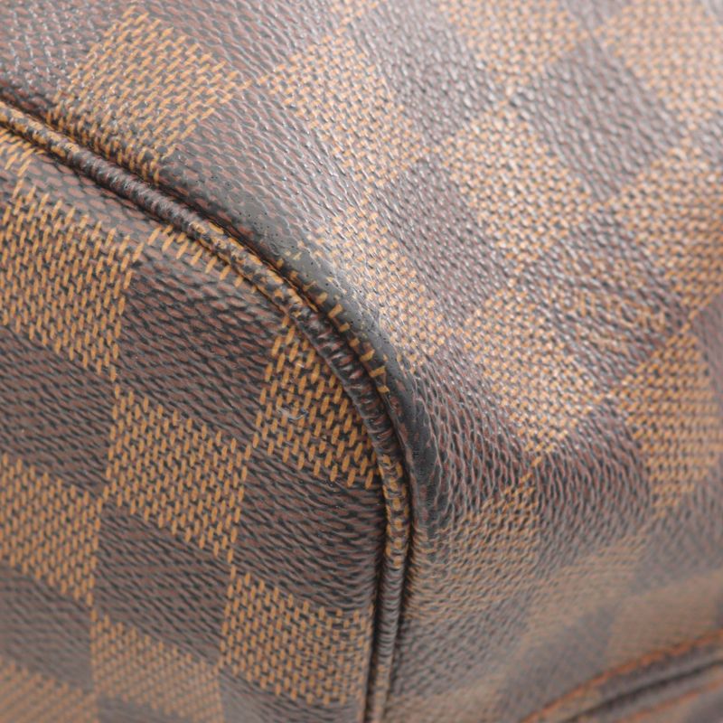 Louis Vuitton Tote Bag Neverfull MM N51105 PVC Coated Canvas Leather Neverfull