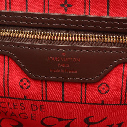Louis Vuitton Tote Bag Neverfull MM N51105 PVC Coated Canvas Leather Neverfull