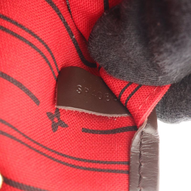 Louis Vuitton Tote Bag Neverfull MM N51105 PVC Coated Canvas Leather Neverfull