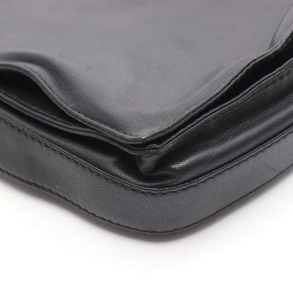 Loewe Shoulder Bag Flamenco Old Shape Anagram Black Leather Flamenco Shoulder