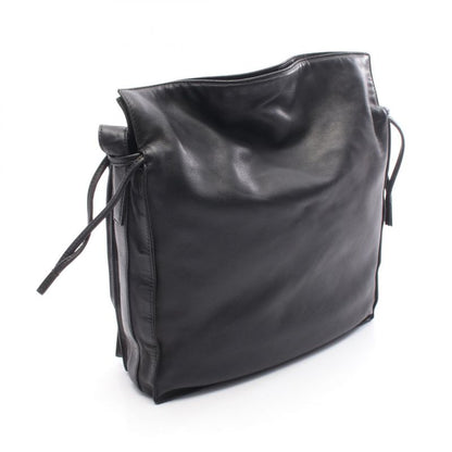 Loewe Shoulder Bag Flamenco Old Shape Anagram Black Leather Flamenco Shoulder