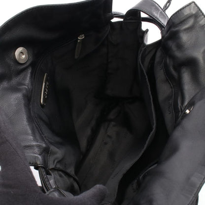 Loewe Shoulder Bag Flamenco Old Shape Anagram Black Leather Flamenco Shoulder