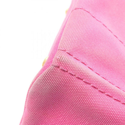 Prada Tote Bag Canapa 1bg439 Pink Canvas Canapa 2way Tote Ladies Used C