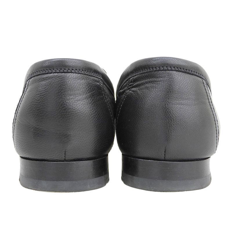 Hermes Royale Tassel Loafer Shoes Women's Black 37 Af192203z 37