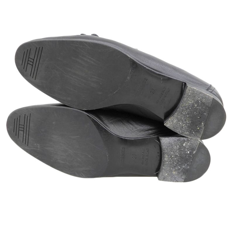 Hermes Royale Tassel Loafer Shoes Women's Black 37 Af192203z 37