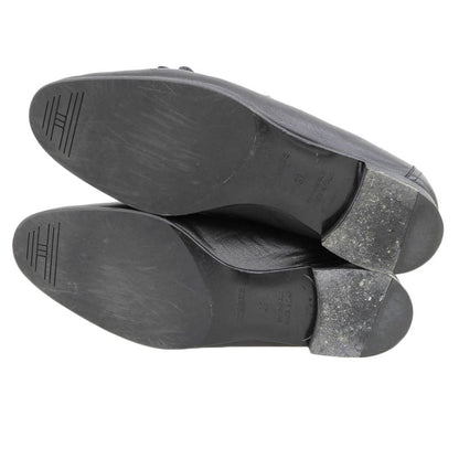 Hermes Royale Tassel Loafer Shoes Women's Black 37 Af192203z 37