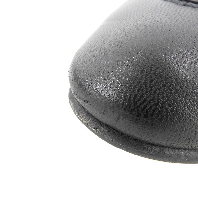 Hermes Royale Tassel Loafer Shoes Women's Black 37 Af192203z 37