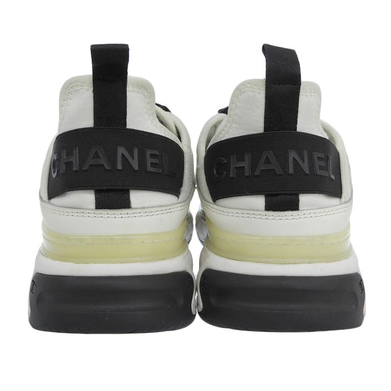 Chanel Matelasse Cocomark Sneakers Shoes Women's White 37 G35617 37