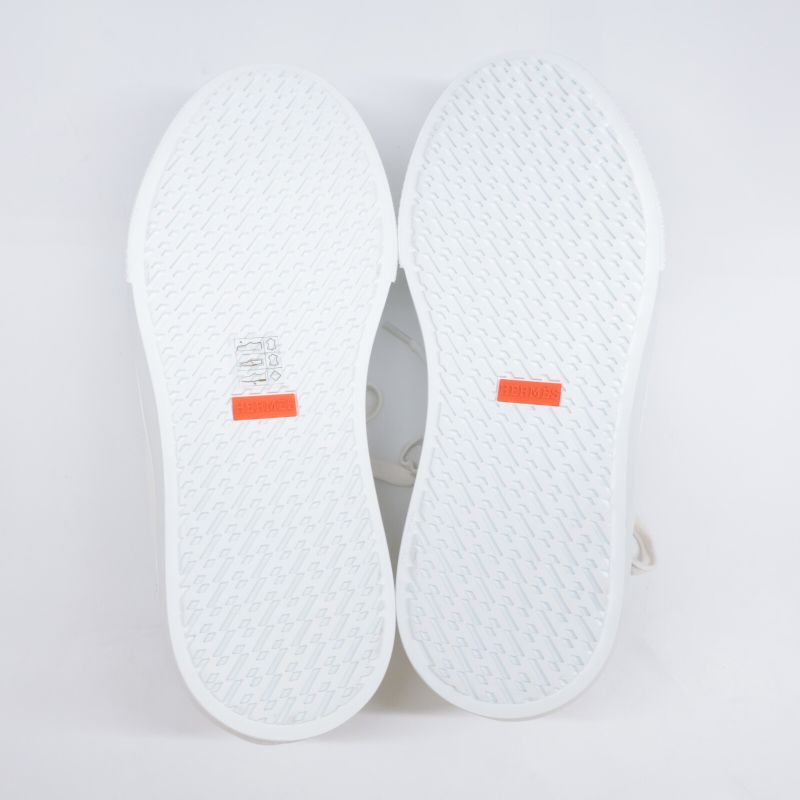 Hermes [similar] Day Kelly Buckle Leather Sneakers 40