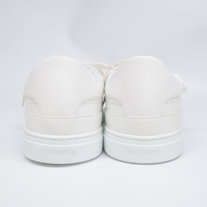 Hermes [similar] Day Kelly Buckle Leather Sneakers 40
