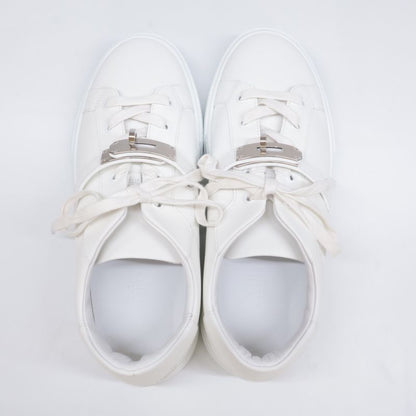 Hermes [similar] Day Kelly Buckle Leather Sneakers 40