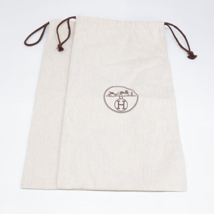 Hermes [similar] Day Kelly Buckle Leather Sneakers 40