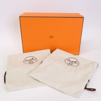 Hermes [similar] Gn222100z Chypre Leather Sandals 36.5