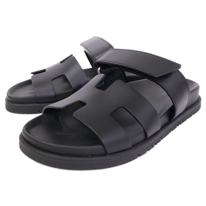 Hermes [similar] Gn222100z Chypre Leather Sandals 36.5