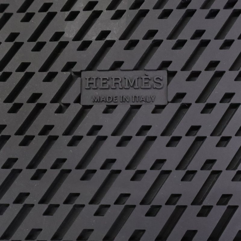 Hermes [similar] Gn222100z Chypre Leather Sandals 36.5