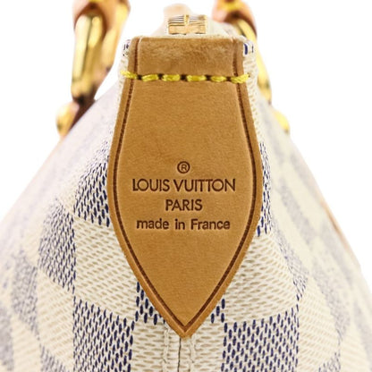 Louis Vuitton Damier Azure Saleya MM Tote Bag N51185 White Ladies Used