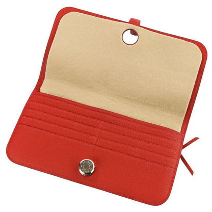 Hermes Taurillon Clemence Silver Hardware Dogon Long Wallet K Stamp