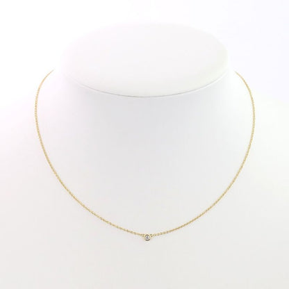 Tiffany & Co 750 18K By The Yard 1 P Diamond Necklace Yellow