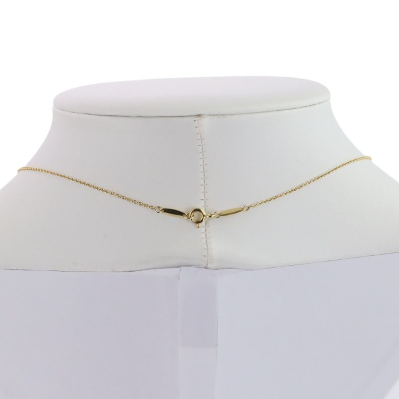 Tiffany & Co 750 18K By The Yard 1 P Diamond Necklace Yellow
