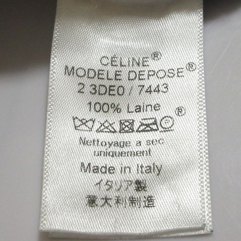 Celine V Neck Wide Rib Knit Mini Dress Size XS Light