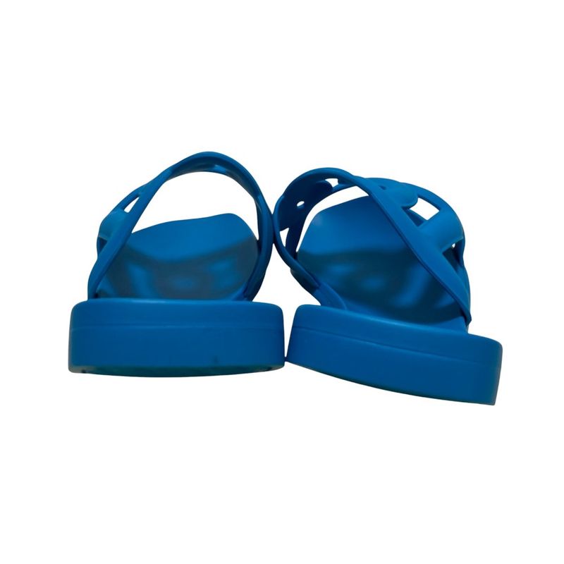 Good Hermes Chaine D'ancre Aloha Sandals Size 34 Approx 21.5cm (8.46in) Blue