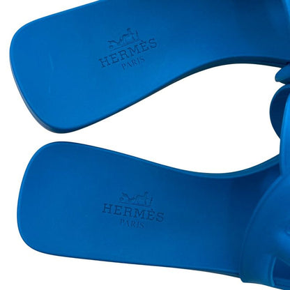 Good Hermes Chaine D'ancre Aloha Sandals Size 34 Approx 21.5cm (8.46in) Blue
