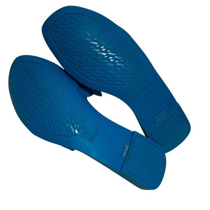 Good Hermes Chaine D'ancre Aloha Sandals Size 34 Approx 21.5cm (8.46in) Blue