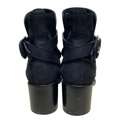 Good Louis Vuitton Leather Ankle Boots Size 37 1 2 Approx 24.5cm (9.65in) Black