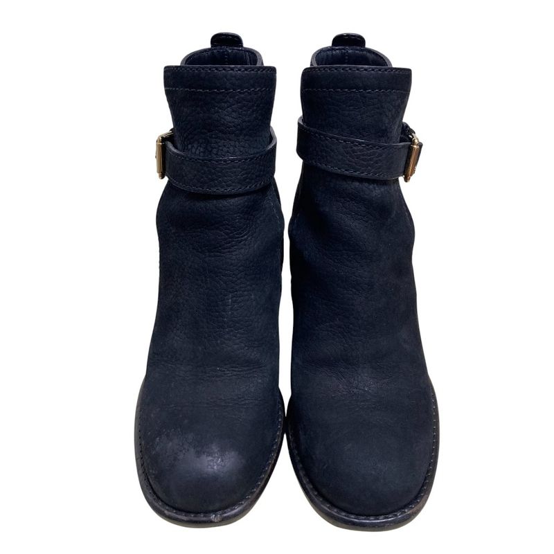 Good Louis Vuitton Leather Ankle Boots Size 37 1 2 Approx 24.5cm (9.65in) Black