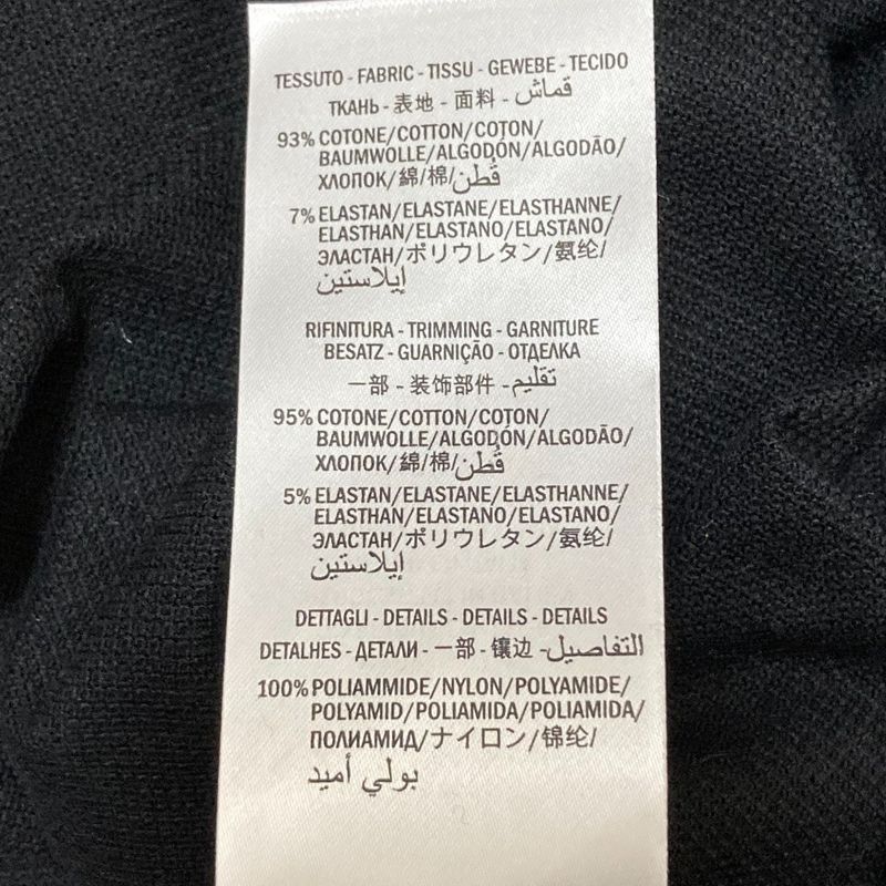 Unused Gucci Web Stripe Long Sleeve Polo Shirt 545784 Size S Black Men's Used