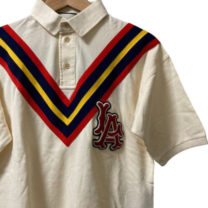 Gucci MLB Collaboration Web Stripe Short Sleeve Polo Shirt Size